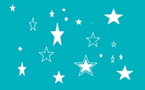 étoile bleu