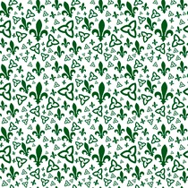 Tissu franco-ontarien (fond blanc)