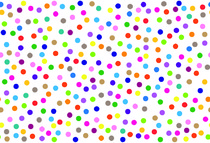 Pois colorés