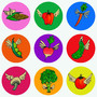 Flying veggies - aline sardin - Sam'Oz