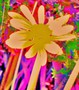 Fleur stylisée jaune - eSTELLE iLARIO - Sam'Oz